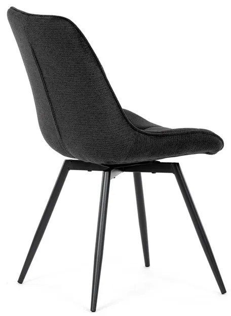 Autronic BONTEC Jedálenská stolička, čierna, látka, HC-T1130 BK2 Farba: Šedá