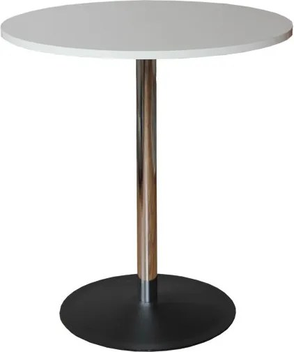 Bradop Jedálenský stôl okrúhly s chrómovanými nohami 70x75,5x45cm
