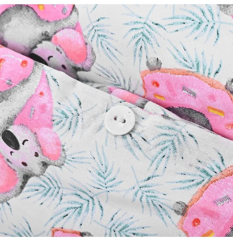 Obliečky detské bavlnené Koala EMI, Štandardný set jednolôžko obsahuje 1x 140x200 + 1x 70x90