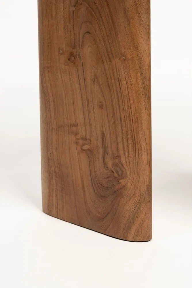 Odkladací stolík s mramorovou doskou 37x56 cm Tanda – White Label