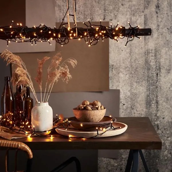 Eglo 410817 - LED vonkajšia reťaz GOLDEN 1200xLED 29m IP44 teplá biela