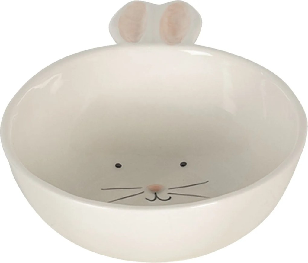 Keramická miska s uškami Králíček - 11 * 27 * 3 cm