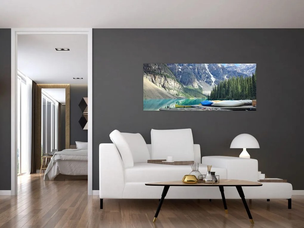 Obraz - Moraine Lake (120x50 cm)