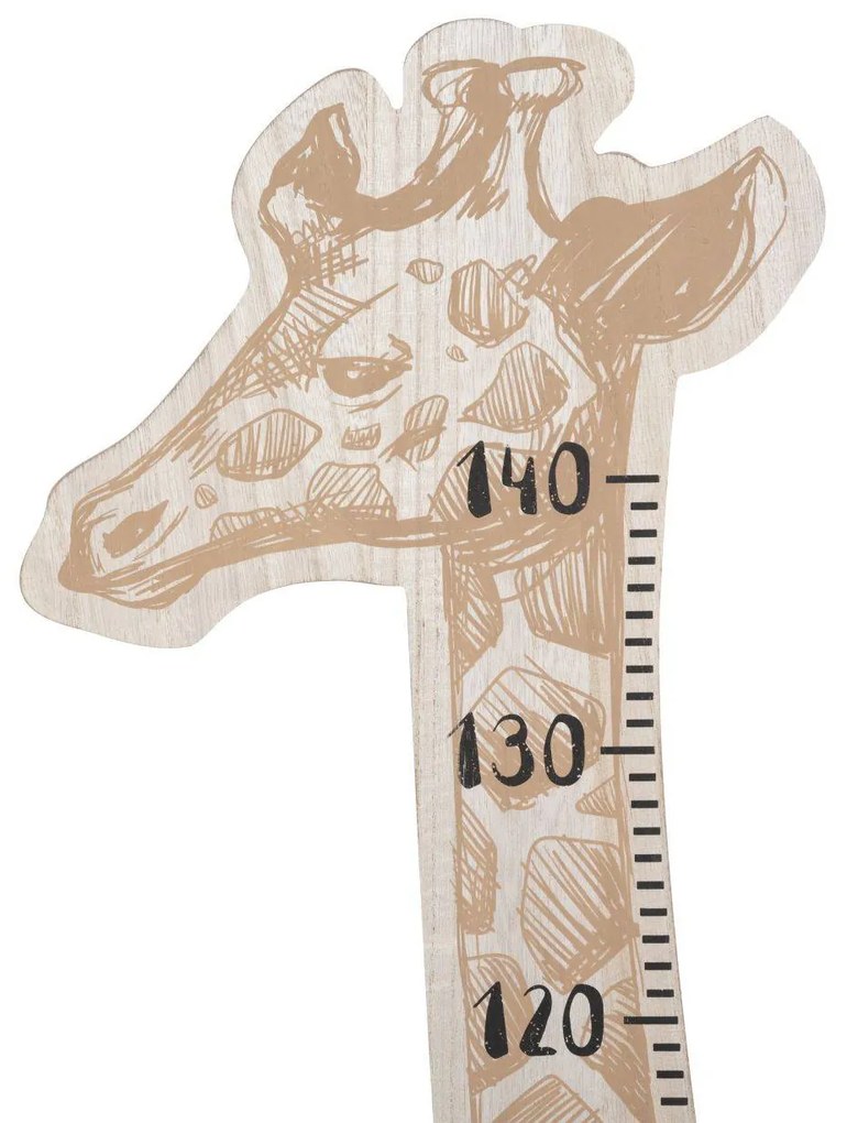 Detská drevená dekorácia na stenu Giraffe 36x140 cm