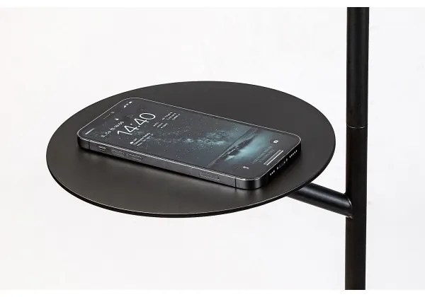 Rabalux 74229 - Stojacia lampa AZIM 1xE27/40W/230V čierna