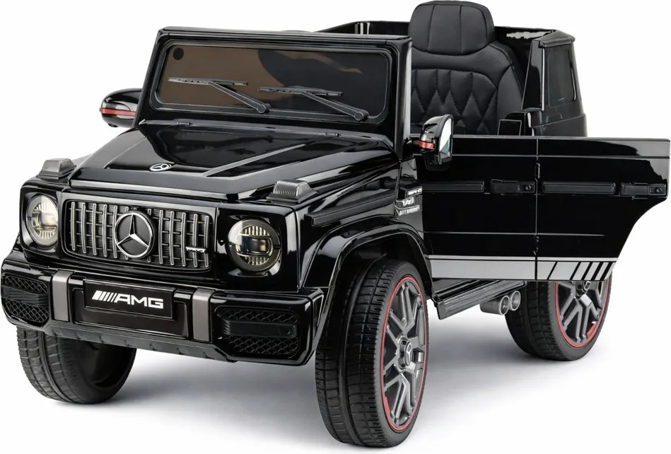 LEAN CARS Elektrické autíčko Mercedes AMG G 63 čierne lakované