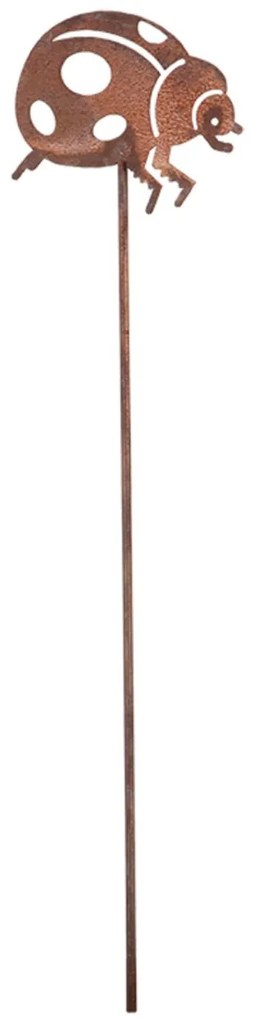 Esschert Design Zapichovacia záhradná dekorácia Bugs, sada 4ks, 38 cm, kov, hnedá