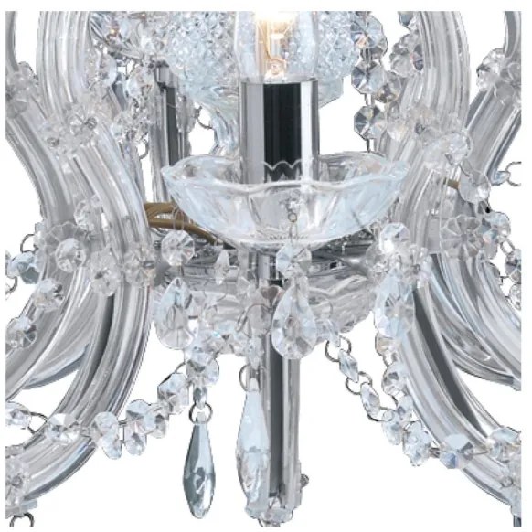 Searchlight 399-8 - Krištáľový luster na reťazi MARIE 8xE14/40W/230V