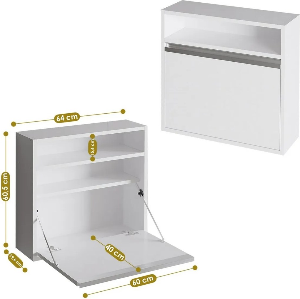 Pracovný stôl Optimum White