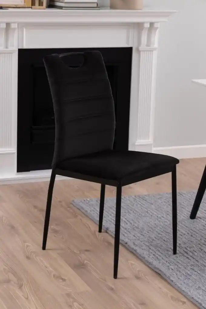 Jedálenská stolička Dia čierna | BIANO