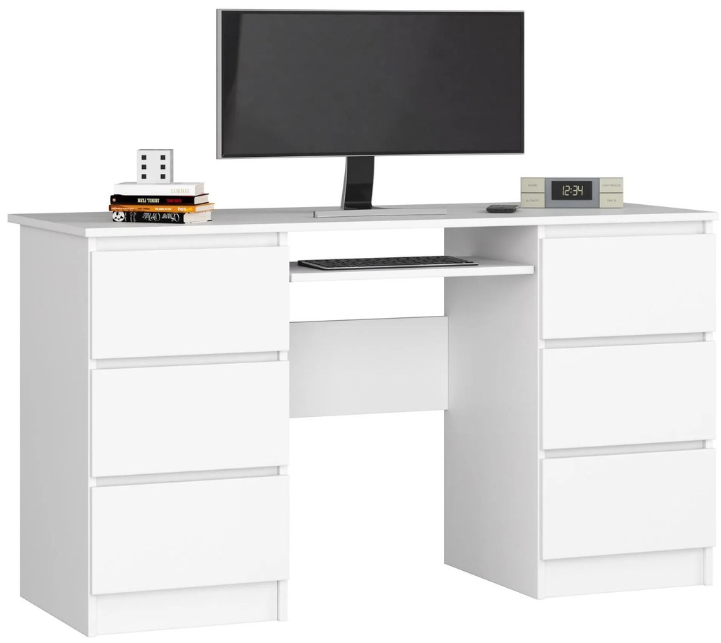 PC stolík Behati (biela). Akcia -10%. Vlastná spoľahlivá doprava až k Vám domov. 1128528