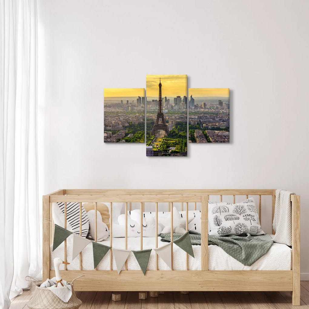 Obraz - Panoráma Paríža (90x60 cm)