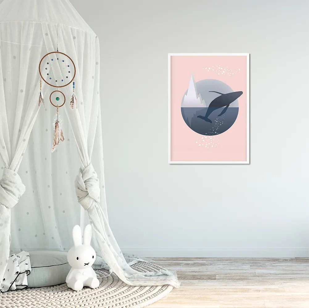 Séria 2 canvas obrazov 30x40 cm - Veľryba a Tučniaky