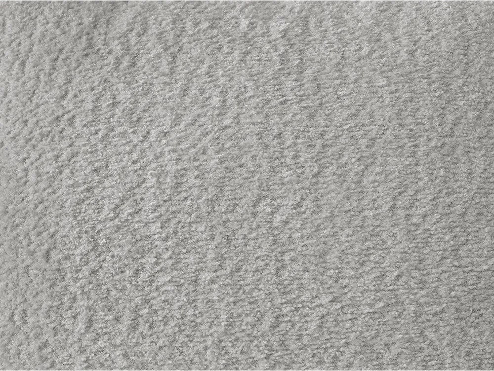 Svetlosivá rohová pohovka z textílie buklé (ľavý roh/s leňoškou) Azra – Bobochic Paris