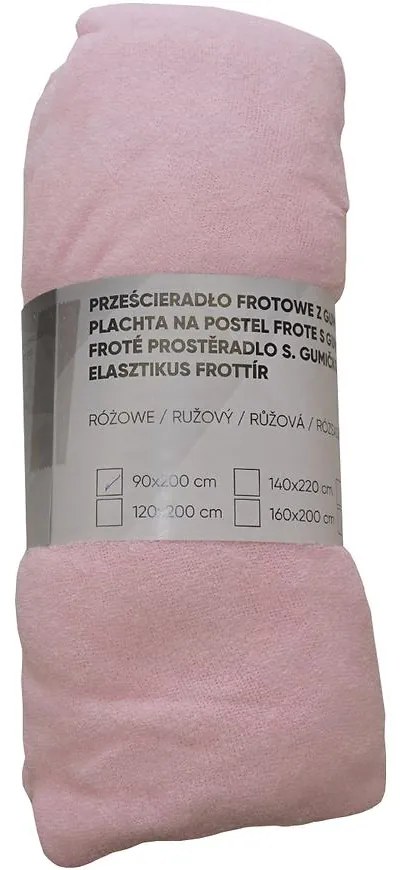 Prestieradlo frotté s gumkou 160x200