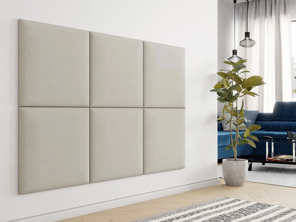Čalúnený nástenný panel Pag 60x60, Farba čalúnenia:: Manila 02