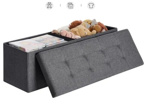 Lavica SULTAN tmavosivá