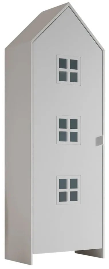 Biela detská šatníková skriňa 58x172x37 cm Casami Bruges – Vipack