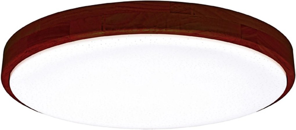 Ecolite LED stropné svietidlo 60W s tmavým dreveným rámčekom WLD500-60W/LED/TD