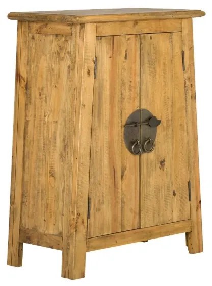 furniture-nabytek.cz - Masívna sada kúpeľňového nábytku Rangoon z recyklovanej borovice, lakovaná, hnedá