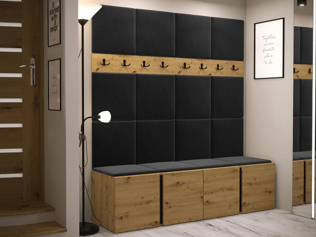 Predsieňová zostava Tavasz V, Farby: kašmír, Farba čalúnenia:: Manila 02