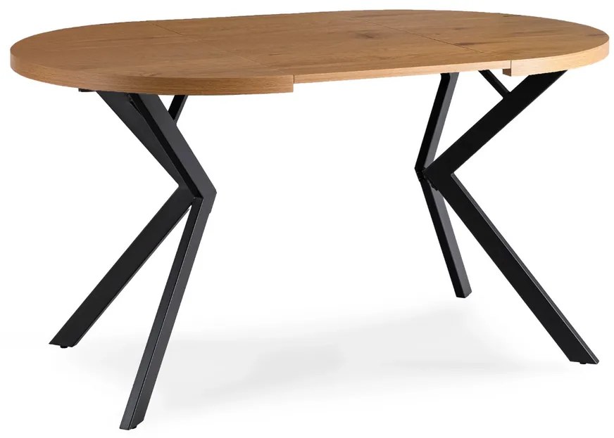 Stôl RENO 90–190 cm Dub Zlatý/Čierny