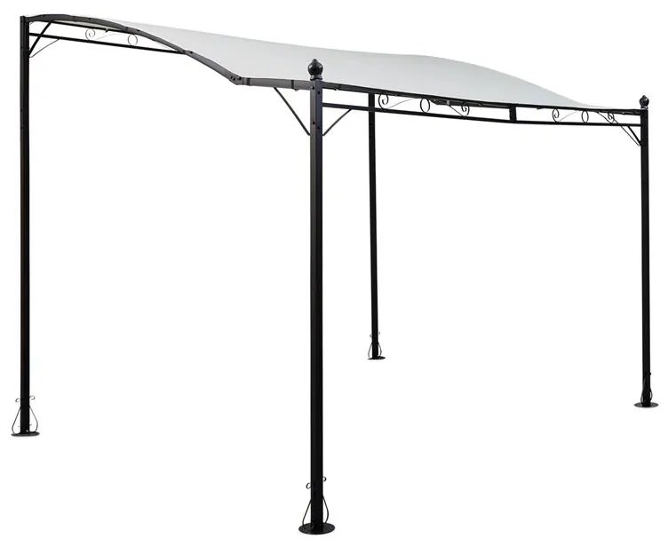 Allure, pergola, prístrešok, altánok, 300 × 250 cm, polyester, svetlá béžová