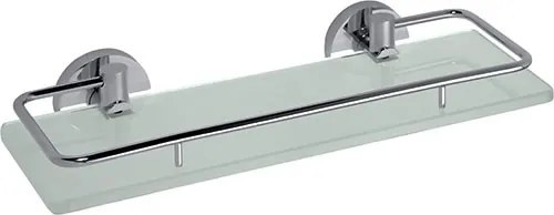 Bemeta Design OMEGA: Polička, 300 mm, s výklopnou hrazdou, sklo - 104102202