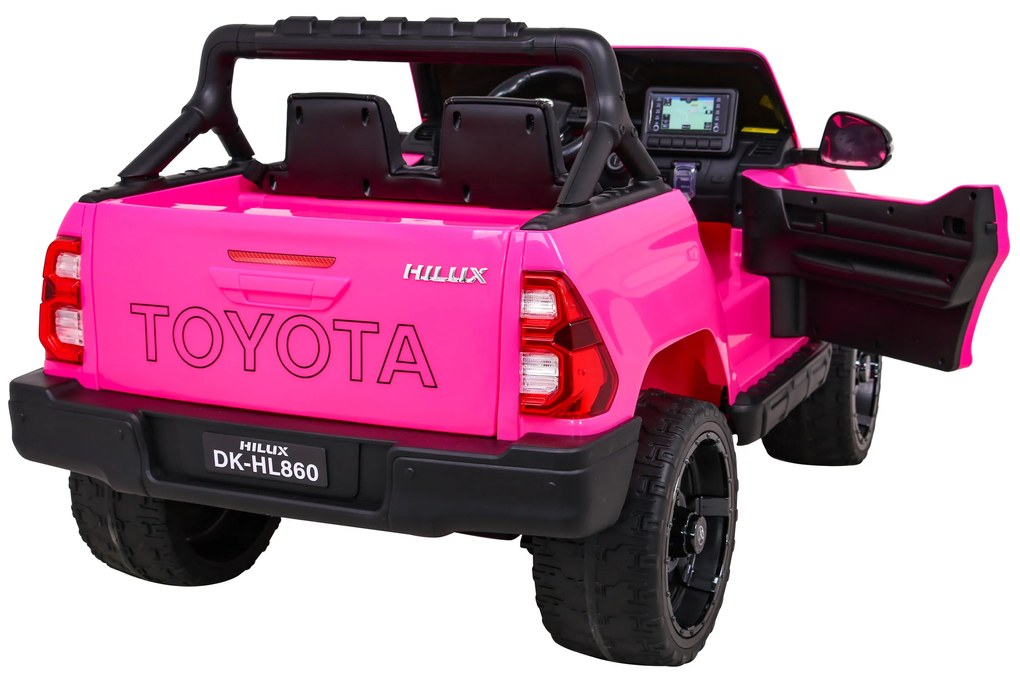 RAMIZ Elektrické autíčko Toyota Hilux DK-HL860 - ružová - motor 4x45W - BATÉRIA - 1x12V14Ah - 2025