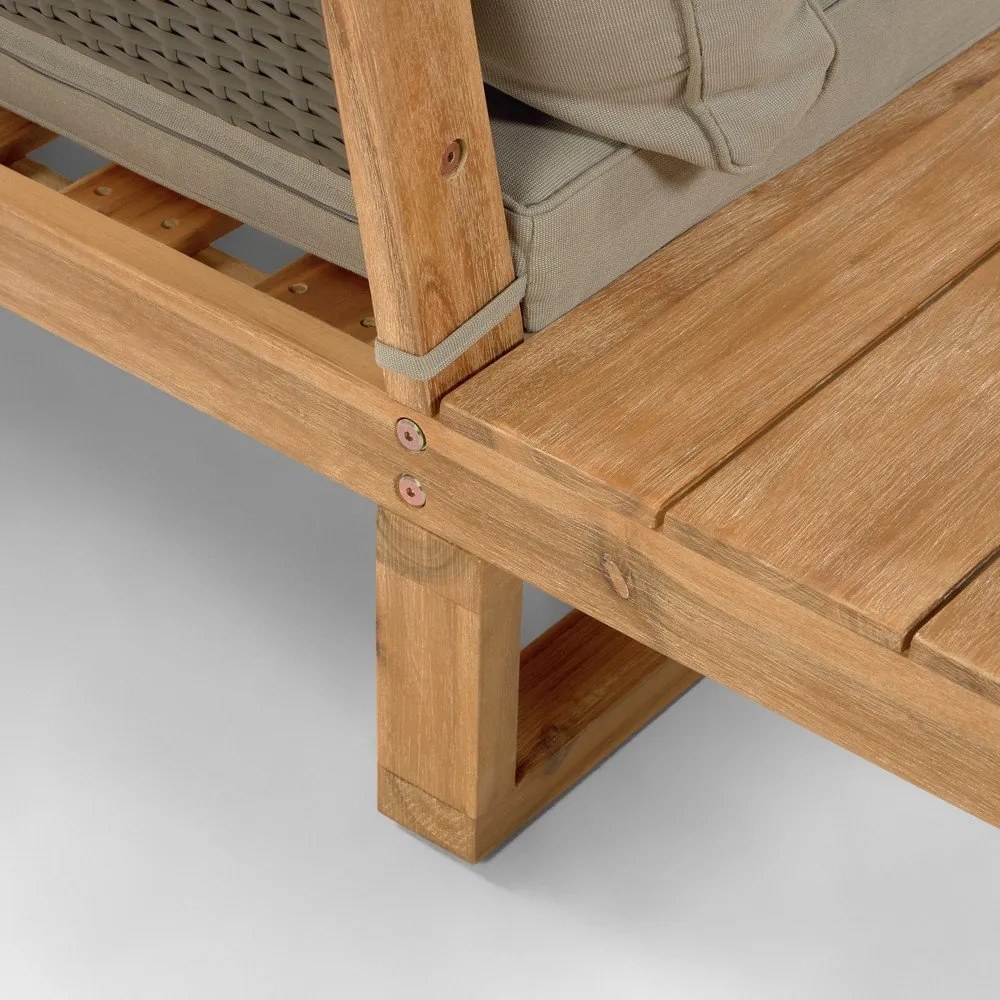 Set záhradného nábytku z akáciového dreva Kave Home Flaviina