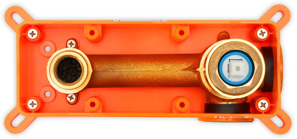 Rea Lungo - podomietková umývadlová batéria, iBox, zlatá, REA-B8559