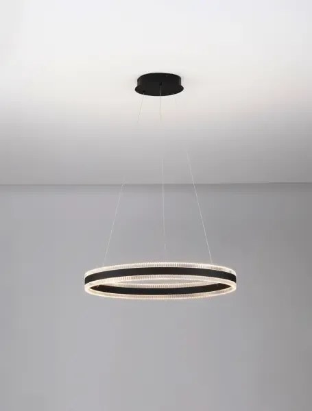 Moderný luster Alaro 1 Čierna
