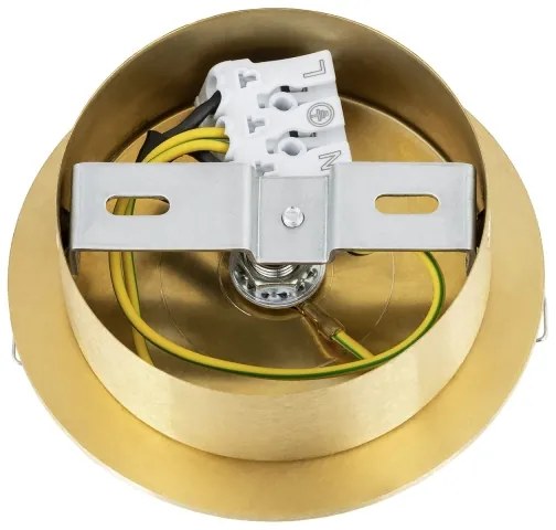 Argon 8453 - Nástenné svietidlo FABIO 1xE14/7W/230V alabaster zlatá