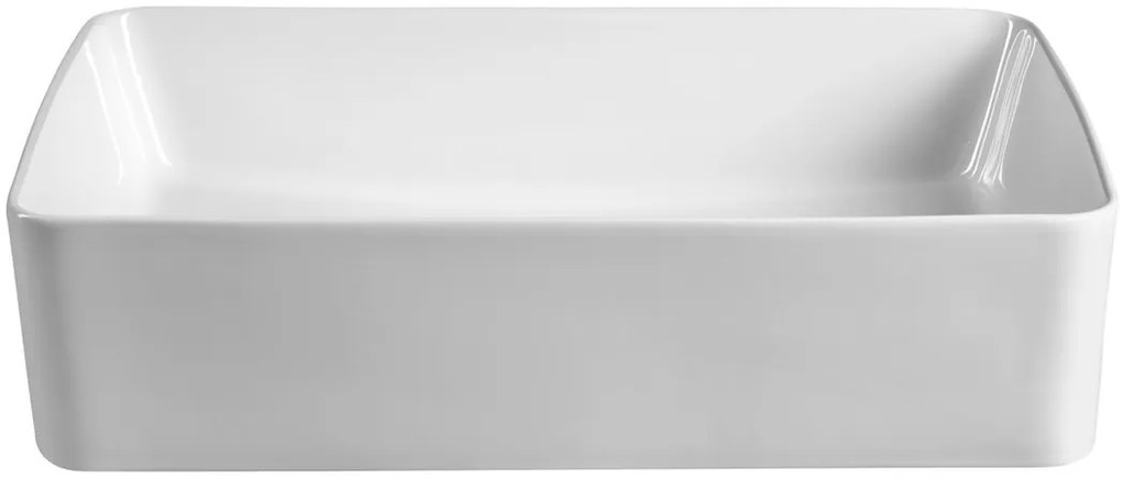 Aqualine Aqualine, Keramické umývadlo na dosku, 54x33cm, biela, 54331