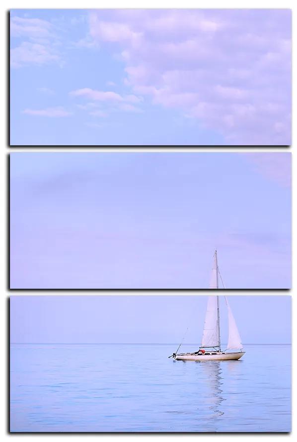 Obraz na plátne - Plachetnica na mori - obdĺžnik 7248B (105x70 cm)