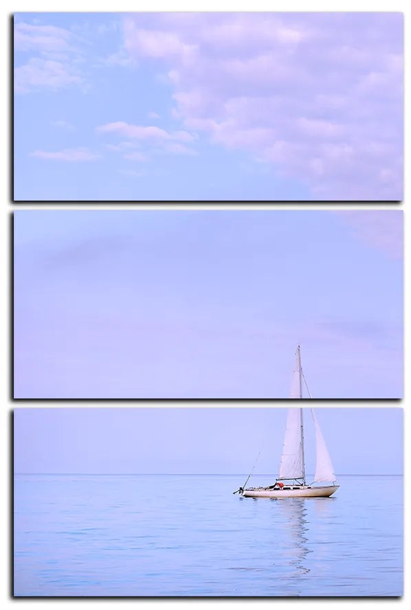 Obraz na plátne - Plachetnica na mori - obdĺžnik 7248B (90x60 cm  )
