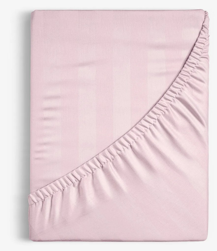 Goldea damašková napínacia plachta - staroružové prúžky so saténovým leskom 80 x 160 cm