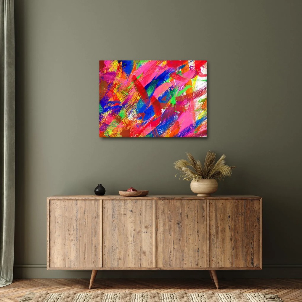 Obraz - Farebná abstrakcia (70x50 cm)