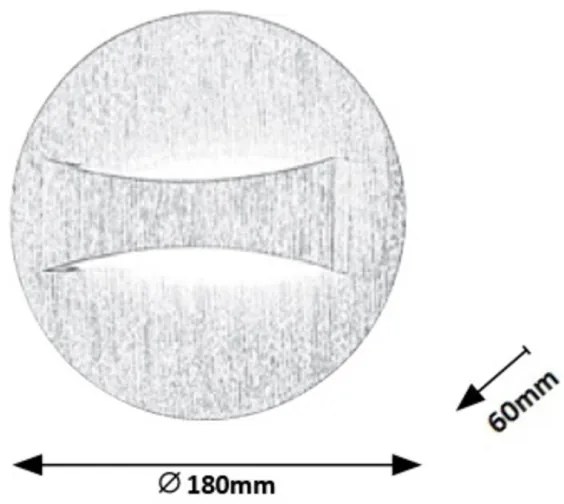 Rabalux 1438 - LED Nástenné svietidlo NEVILLE LED/6W/230V