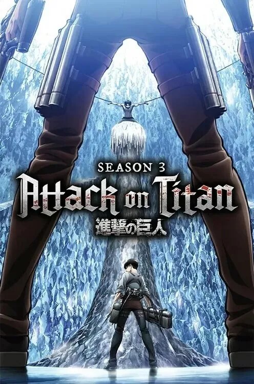 Plagát, Obraz - Attack On Titan - Key Art Season 3, (61 x 91.5 cm)