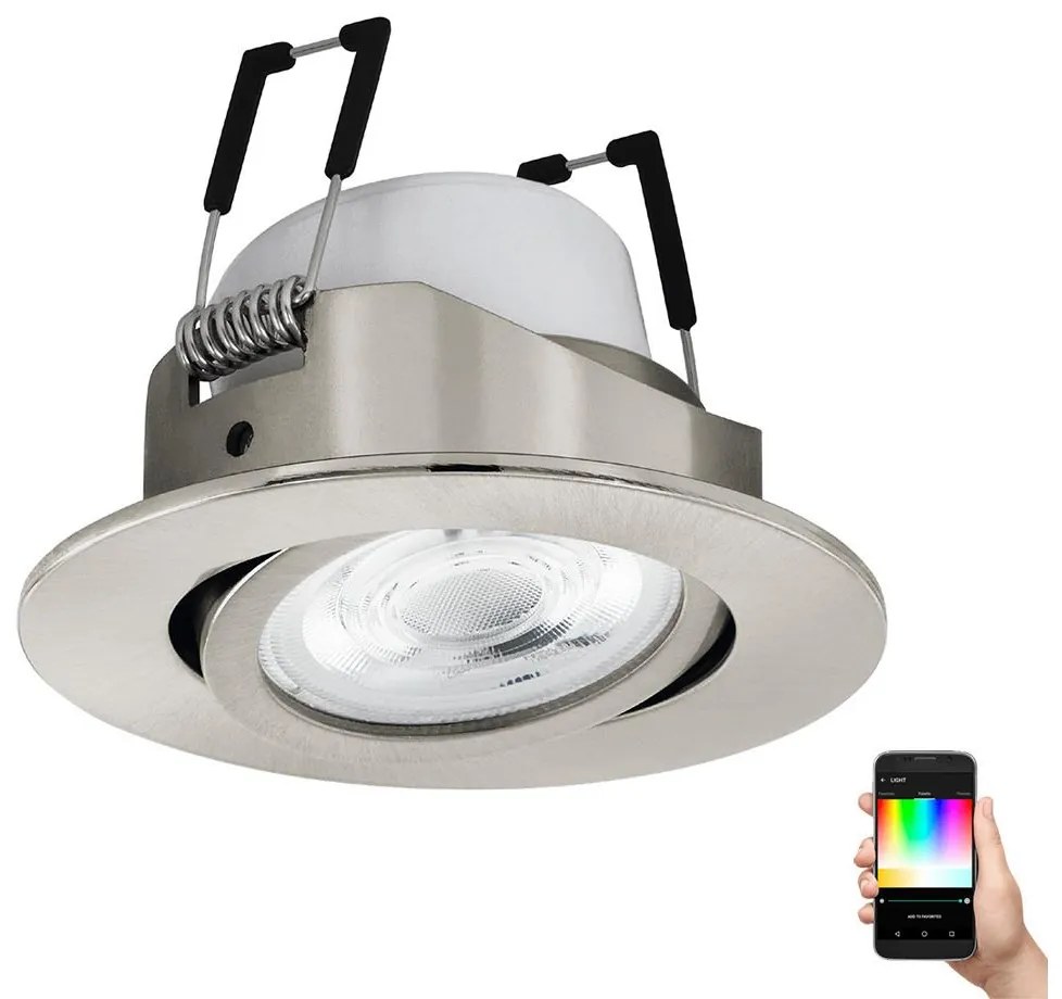 Eglo 99672 - LED RGBW Stmievateľné podhľadové svietidlo SALICETO-Z LED/5W/230V