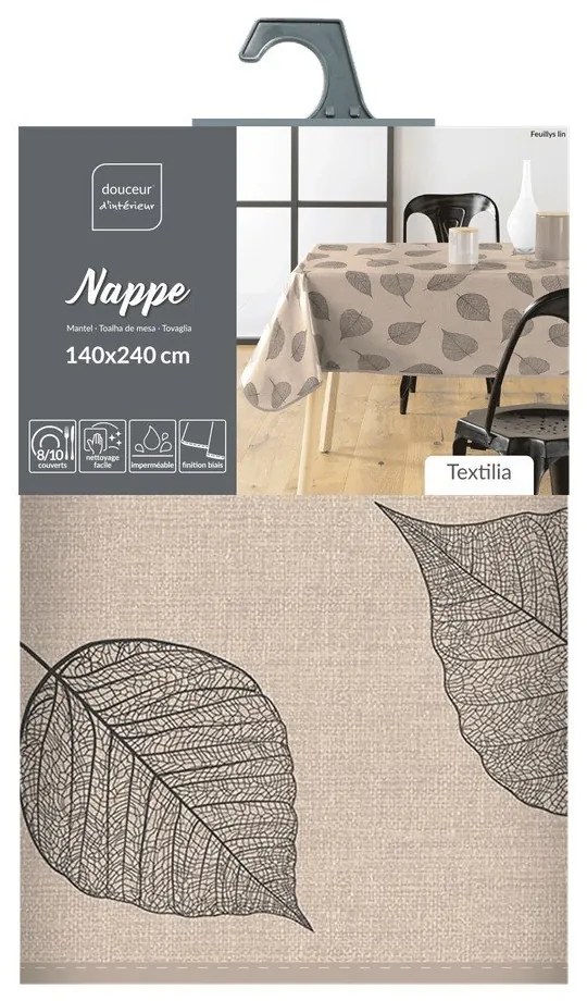 Umývateľný obrus 140x240 cm Feuillys – douceur d'intérieur