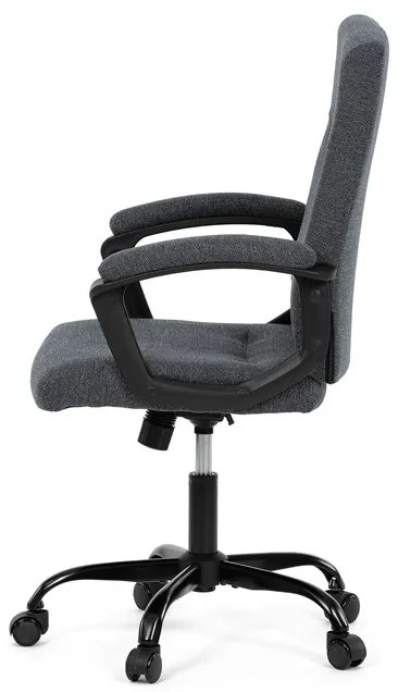 Autronic BONTEC Kancelárske kreslo, hojdací mechanizmus, čierna látka, KA-Y391 BK2 Farba: Šedá