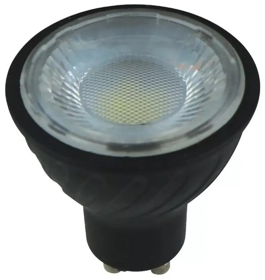 LED žiarovka INQ LED GU10 3W Cold White čierna LR033CW LR033CW