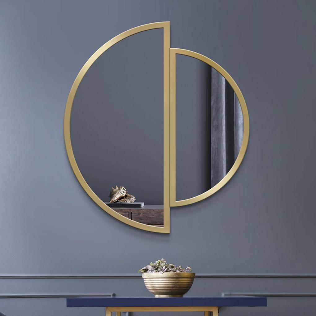 Zrkadlo Naseo Gold Rozmer zrkadla: 105 x 115 cm