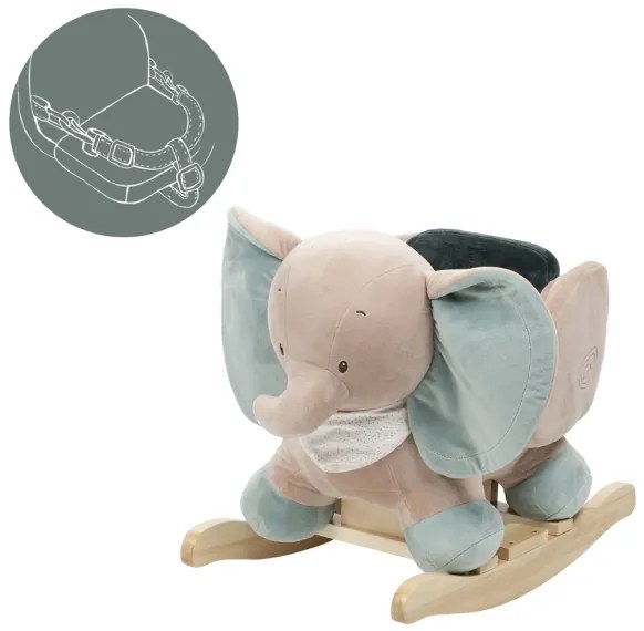 Nattou - Hojdačka AXEL sloník