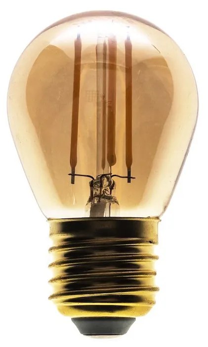 Dekoračná LED žiarovka E27 teplá 2700k 4w 400 lm jantárová