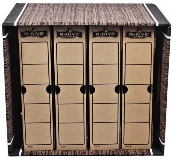 Archivačný kontajner Fellowes Bankers Box Woodgrain 2 ks/bal, modrá