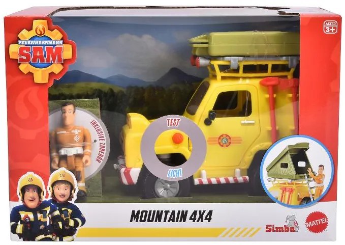 Simba Terénne auto so strešným stanom Požiarnik Sam  (100393398)