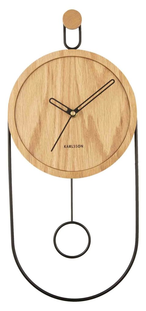 Nástenné hodiny Swing Pendulum 20 × 46 × 4 cm
